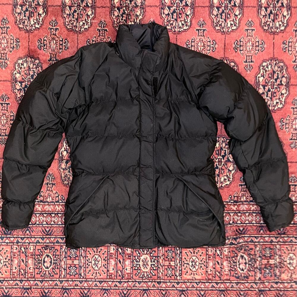VINTAGE Marmot Mountain Works Women’s S Black Short Goose Down Puffer Ski Jacket